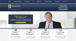 Desktop Screenshot of bronsonlawoffices.com