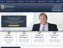 Tablet Screenshot of bronsonlawoffices.com